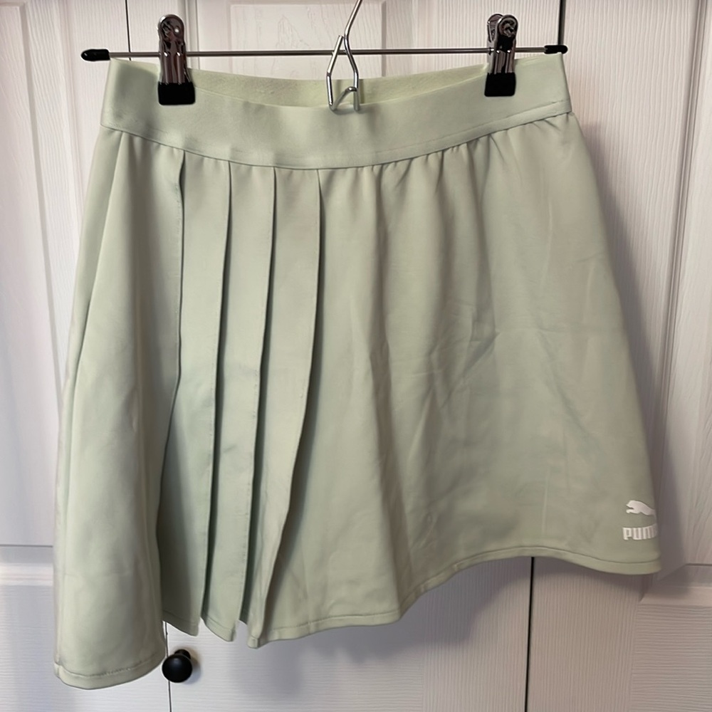 Mint Green Puma Tennis-Style Skirt Size Small